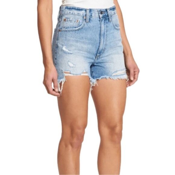 Pistola Maeve High Rise Cut Off Jean Shorts Scenery Distressed 27 NWT MSRP $128 - Picture 8 of 9